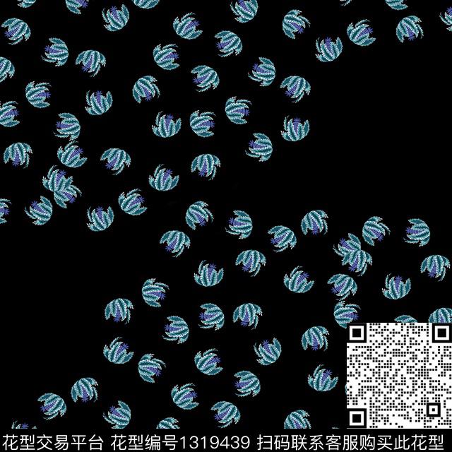 满版散花大牌风中国风数码印花华亿平台下载（图片编号: 1319439） - 瓦栏（Walan）