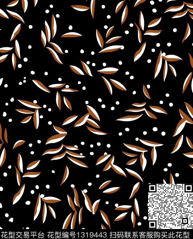 花卉大牌风小碎花传统印花华亿平台下载（图片编号: 1319443） - 瓦栏（Walan）