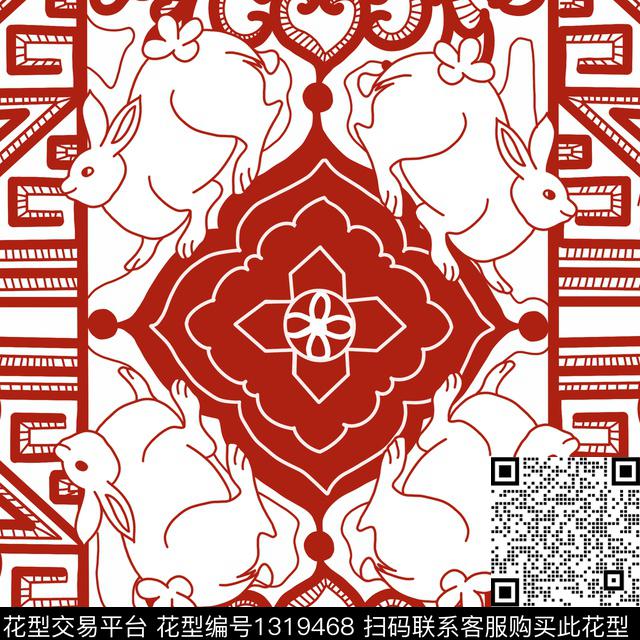 女装花卉大牌风数码印花华亿平台下载（图片编号: 1319468） - 瓦栏（Walan）