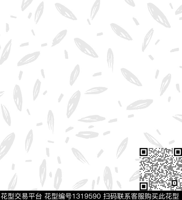 抽象手绘肌理数码印花华亿平台下载（图片编号: 1319590） - 瓦栏（Walan）