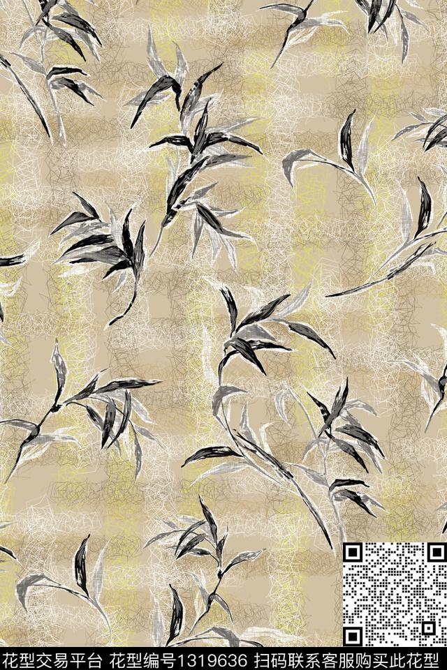 彩底花卉数码印花华亿平台下载（图片编号: 1319636） - 瓦栏（Walan）