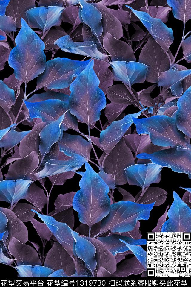 绿植树叶泳装华亿平台花卉数码印花华亿平台下载（图片编号: 1319730） - 瓦栏（Walan）