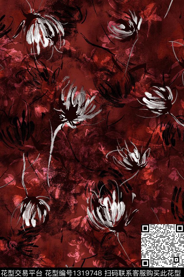 肌理大牌风休闲数码印花华亿平台下载（图片编号: 1319748） - 瓦栏（Walan）