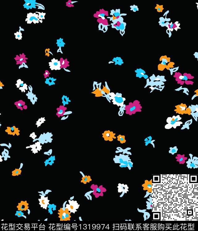 潮牌大牌风抽象传统印花华亿平台下载（图片编号: 1319974） - 瓦栏（Walan）