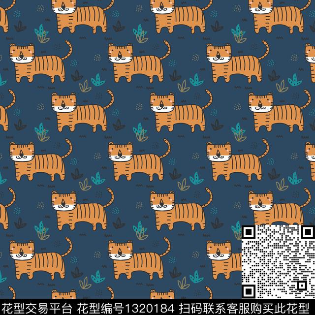 童装几何花卉动物数码印花华亿平台下载（图片编号: 1320184） - 瓦栏（Walan）