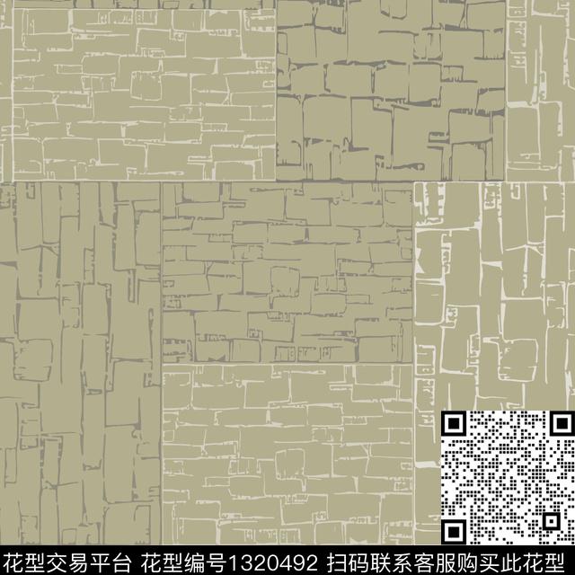 格子几何手绘线条笔触传统印花华亿平台下载（图片编号: 1320492） - 瓦栏（Walan）