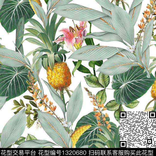 绿植树叶水果数码华亿平台数码印花华亿平台下载（图片编号: 1320680） - 瓦栏（Walan）