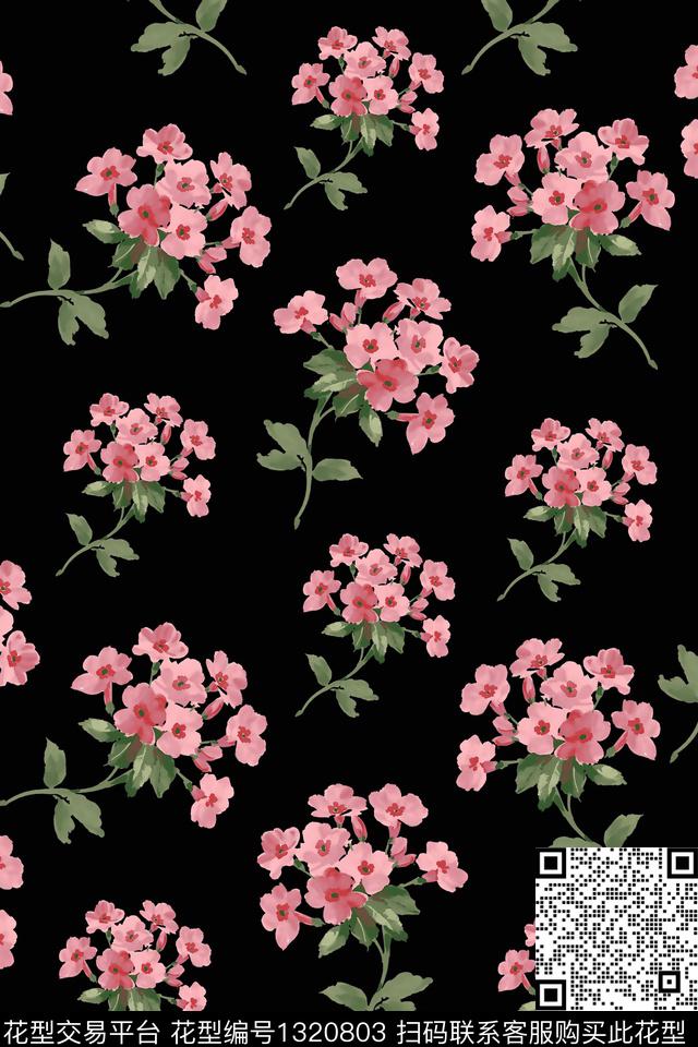 趋势华亿平台花卉小碎花数码印花华亿平台下载（图片编号: 1320803） - 瓦栏（Walan）