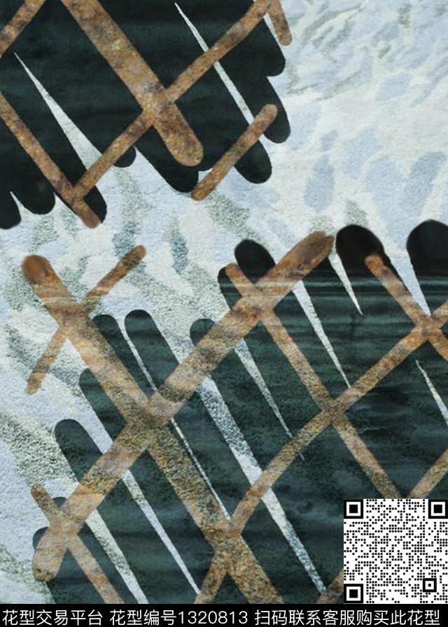 大牌风T恤衫休闲T恤传统印花华亿平台下载（图片编号: 1320813） - 瓦栏（Walan）