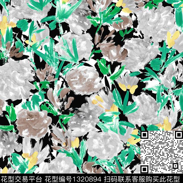 扎染华亿平台女装大牌风数码印花华亿平台下载（图片编号: 1320894） - 瓦栏（Walan）