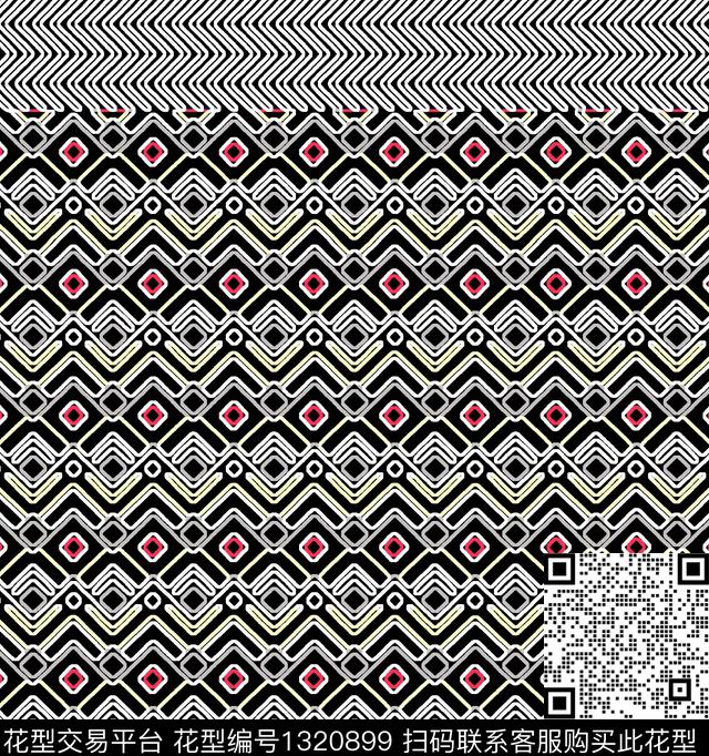 几何男装迷彩传统印花华亿平台下载（图片编号: 1320899） - 瓦栏（Walan）