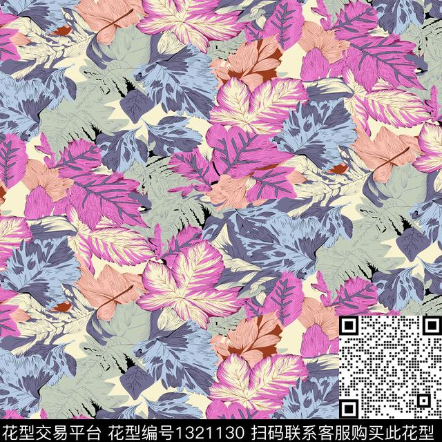 男装大牌风数码印花华亿平台下载（图片编号: 1321130） - 瓦栏（Walan）