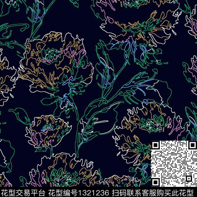 几何男装迷彩传统印花华亿平台下载（图片编号: 1321236） - 瓦栏（Walan）