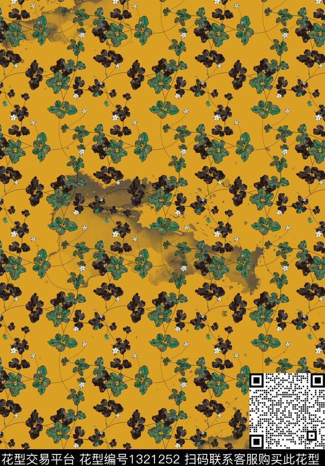 数码华亿平台时尚文艺数码印花华亿平台下载（图片编号: 1321252） - 瓦栏（Walan）