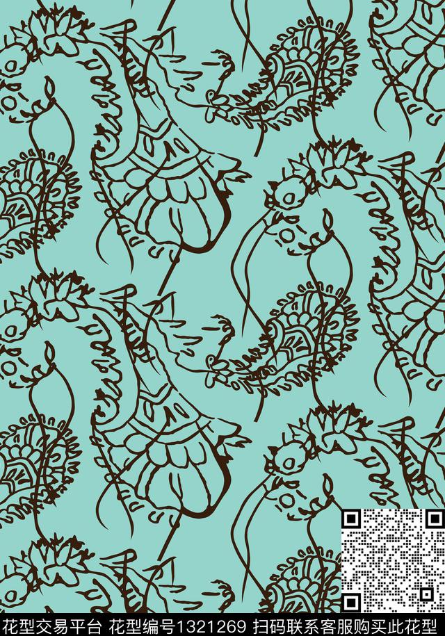 大牌风数码印花华亿平台下载（图片编号: 1321269） - 瓦栏（Walan）