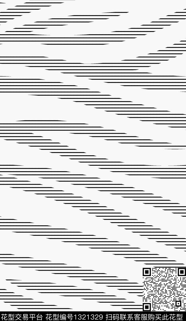 女装线条数码印花华亿平台下载（图片编号: 1321329） - 瓦栏（Walan）