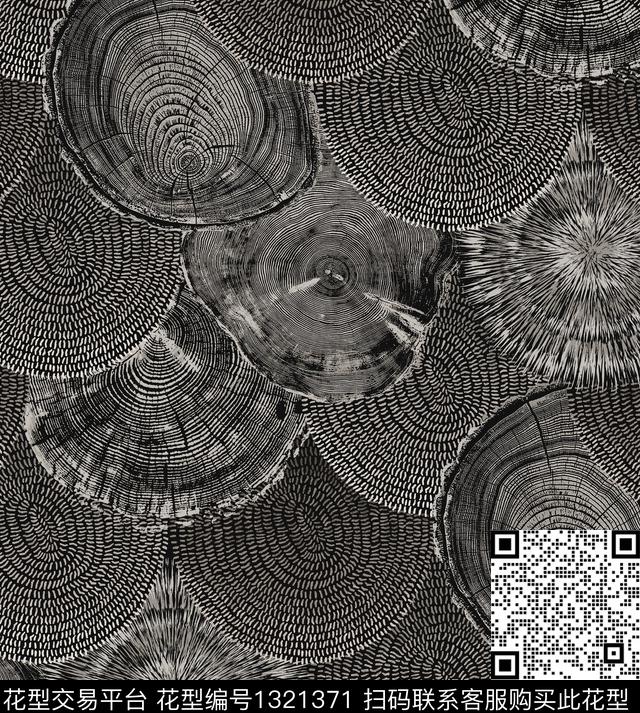 提花华亿平台黑白条纹奢华传统印花华亿平台下载（图片编号: 1321371） - 瓦栏（Walan）