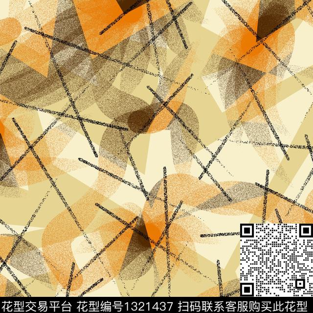 纸印花几何抽象男装传统印花华亿平台下载（图片编号: 1321437） - 瓦栏（Walan）