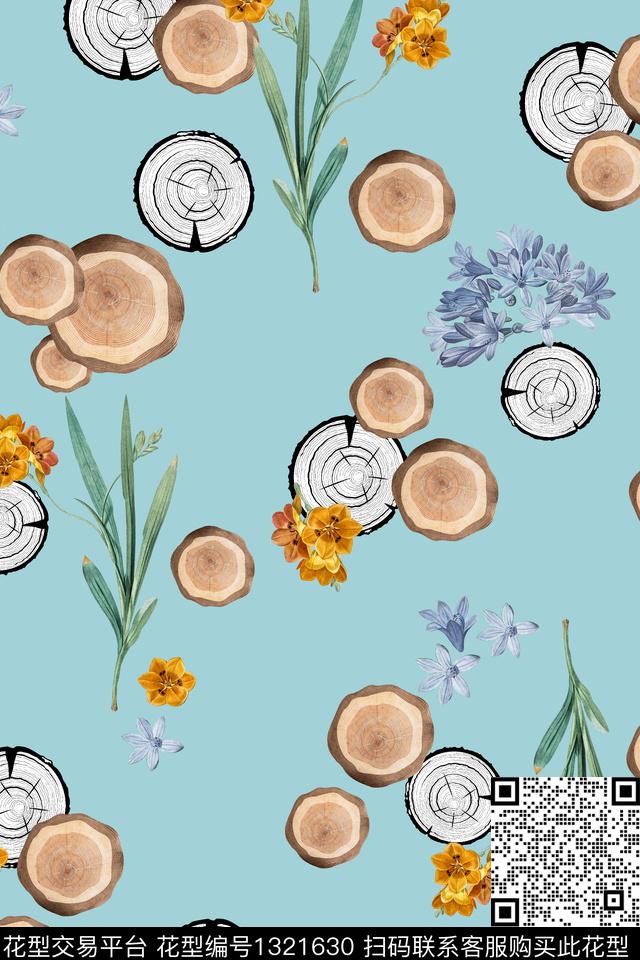 彩底花卉趋势华亿平台数码华亿平台数码印花华亿平台下载（图片编号: 1321630） - 瓦栏（Walan）