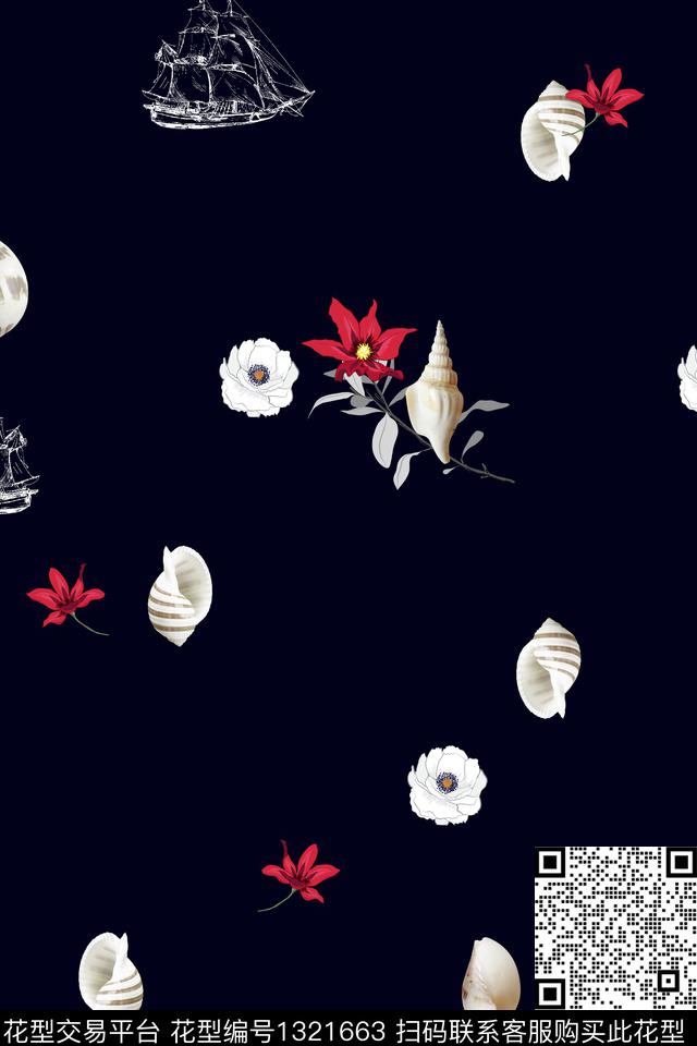 彩底花卉数码华亿平台小碎花数码印花华亿平台下载（图片编号: 1321663） - 瓦栏（Walan）