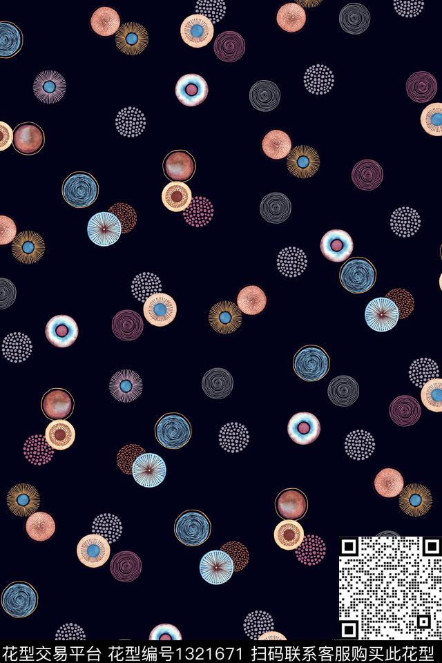 彩底花卉数码华亿平台几何数码印花华亿平台下载（图片编号: 1321671） - 瓦栏（Walan）