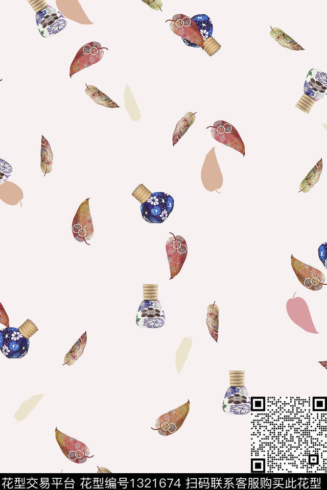 彩底花卉数码华亿平台小碎花数码印花华亿平台下载（图片编号: 1321674） - 瓦栏（Walan）