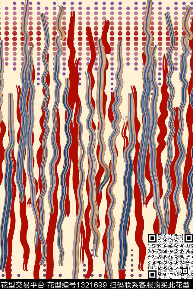 春夏华亿平台几何几何满版数码印花华亿平台下载（图片编号: 1321699） - 瓦栏（Walan）