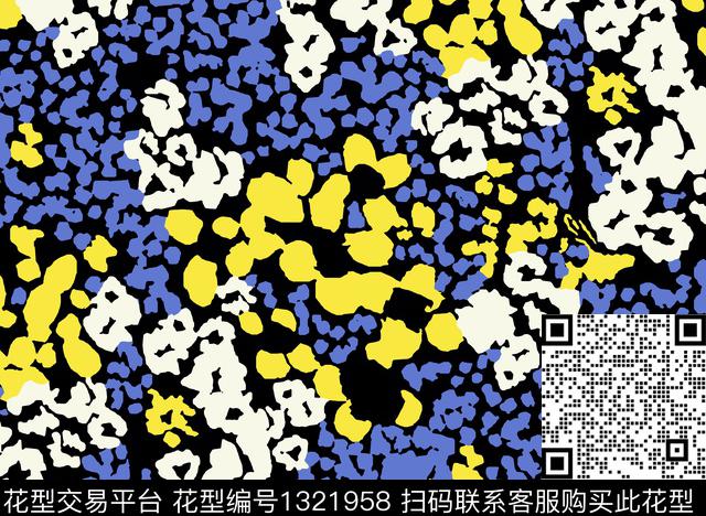 潮牌大牌风抽象传统印花华亿平台下载（图片编号: 1321958） - 瓦栏（Walan）