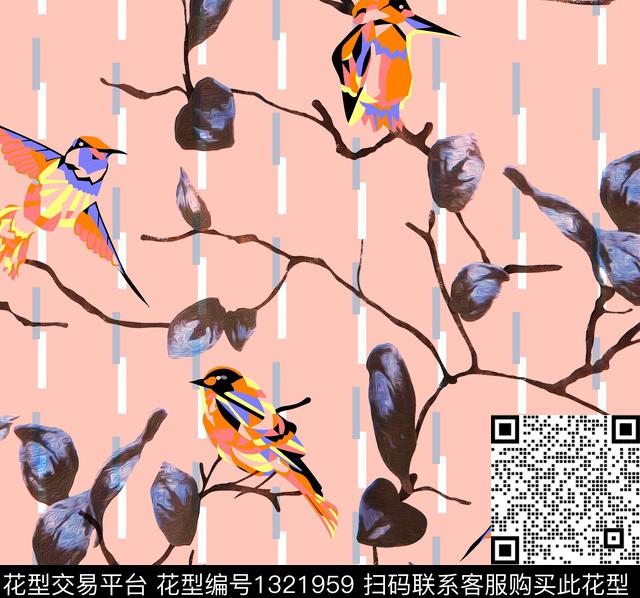 潮牌大牌风抽象数码印花华亿平台下载（图片编号: 1321959） - 瓦栏（Walan）