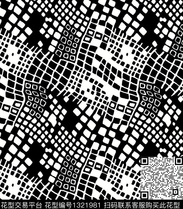 几何大牌风抽象传统印花华亿平台下载（图片编号: 1321981） - 瓦栏（Walan）