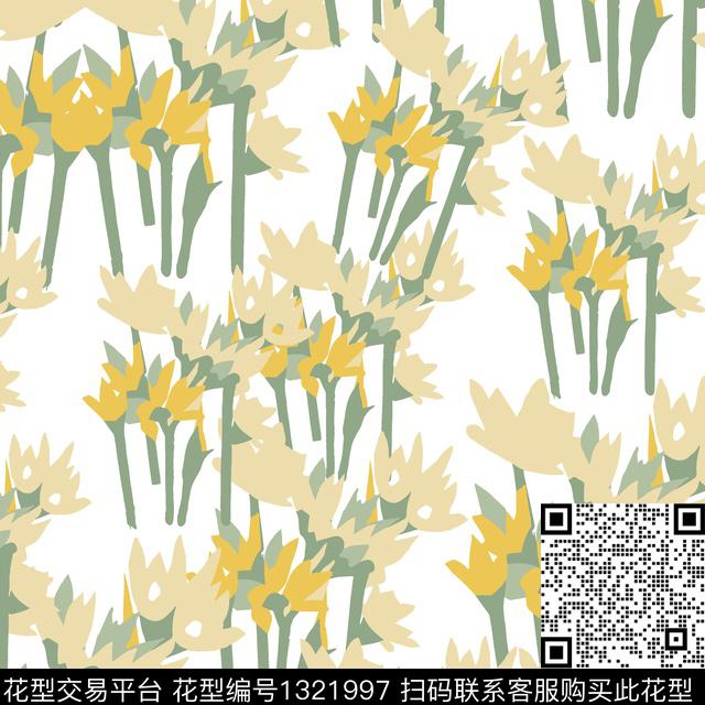 雪纺网纱系列小碎花系列少女连衣裙系列传统印花华亿平台下载（图片编号: 1321997） - 瓦栏（Walan）