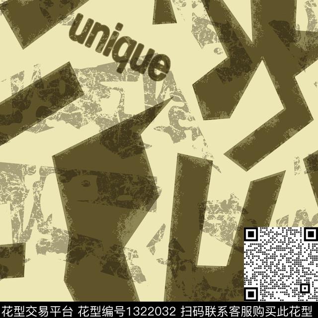 纸印花几何抽象男装传统印花华亿平台下载（图片编号: 1322032） - 瓦栏（Walan）