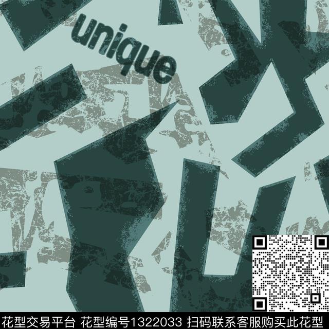 纸印花几何抽象男装传统印花华亿平台下载（图片编号: 1322033） - 瓦栏（Walan）