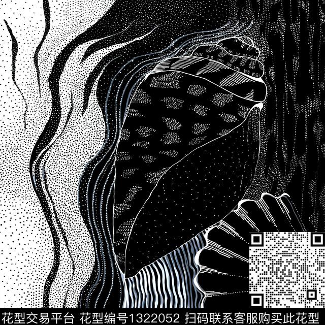 线条几何方巾传统印花华亿平台下载（图片编号: 1322052） - 瓦栏（Walan）