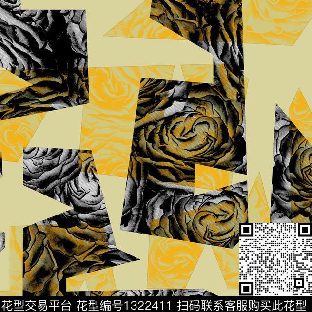 纸印花几何男装传统印花华亿平台下载（图片编号: 1322411） - 瓦栏（Walan）