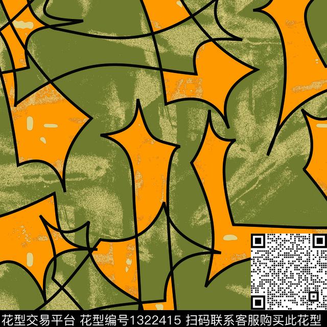 纸印花几何男装传统印花华亿平台下载（图片编号: 1322415） - 瓦栏（Walan）