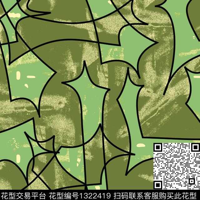 纸印花几何男装传统印花华亿平台下载（图片编号: 1322419） - 瓦栏（Walan）