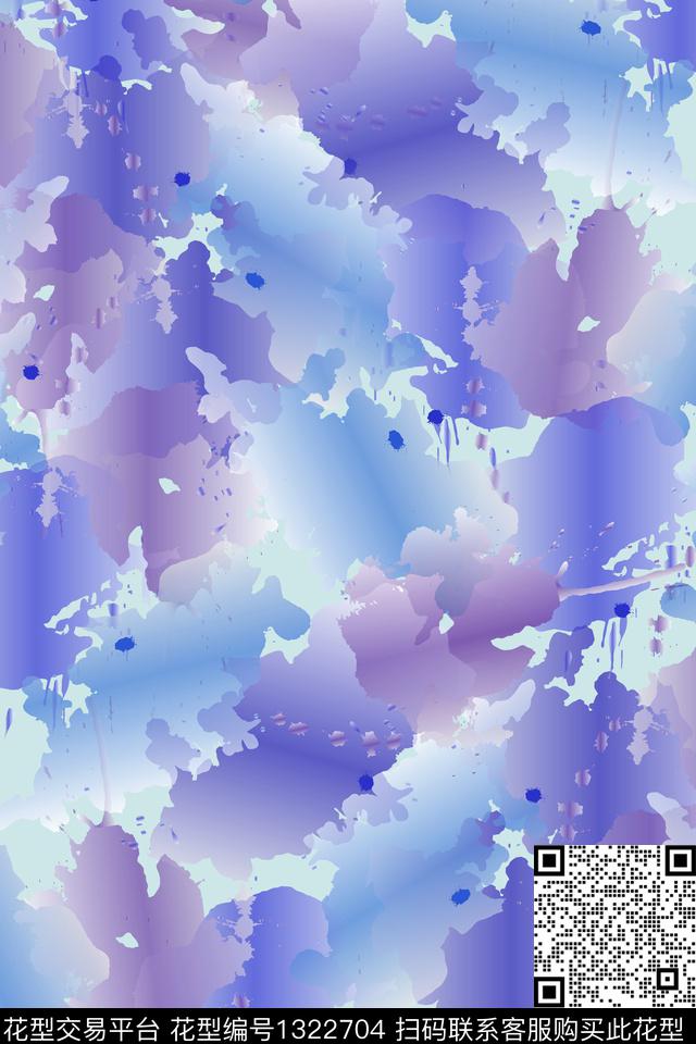 几何抽象泳装数码印花华亿平台下载（图片编号: 1322704） - 瓦栏（Walan）