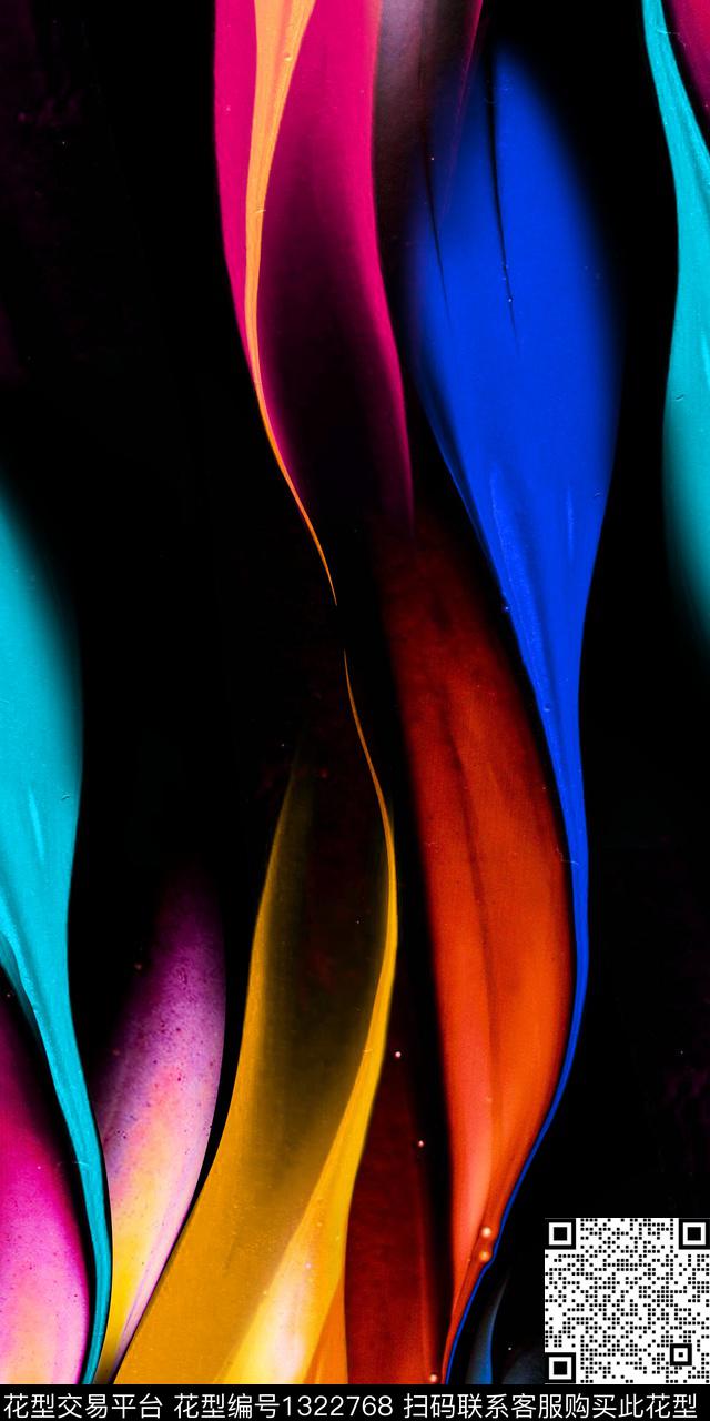 女装抽象中老年数码印花华亿平台下载（图片编号: 1322768） - 瓦栏（Walan）