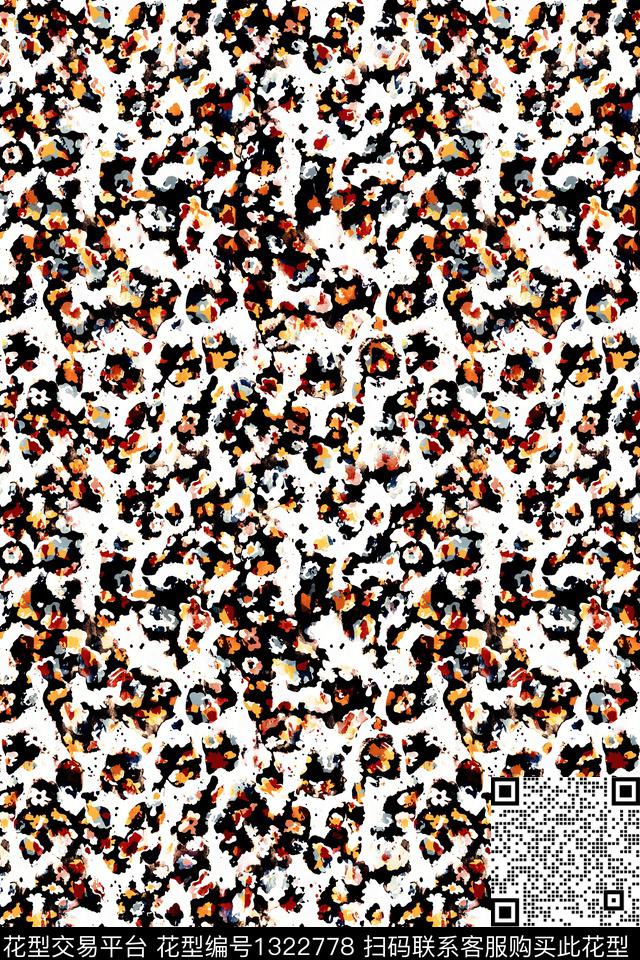 民族风动物纹泳装数码印花华亿平台下载（图片编号: 1322778） - 瓦栏（Walan）