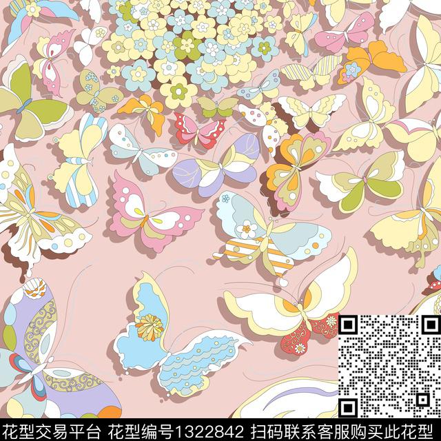 丝巾定位花方巾大牌风传统印花华亿平台下载（图片编号: 1322842） - 瓦栏（Walan）