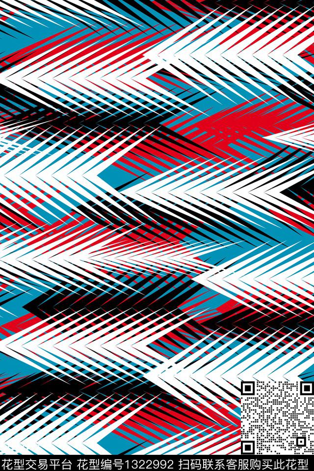 纹理抽象男装家居服传统印花华亿平台下载（图片编号: 1322992） - 瓦栏（Walan）