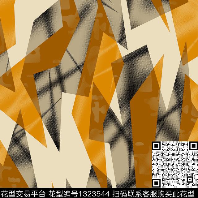 纸印花几何男装传统印花华亿平台下载（图片编号: 1323544） - 瓦栏（Walan）