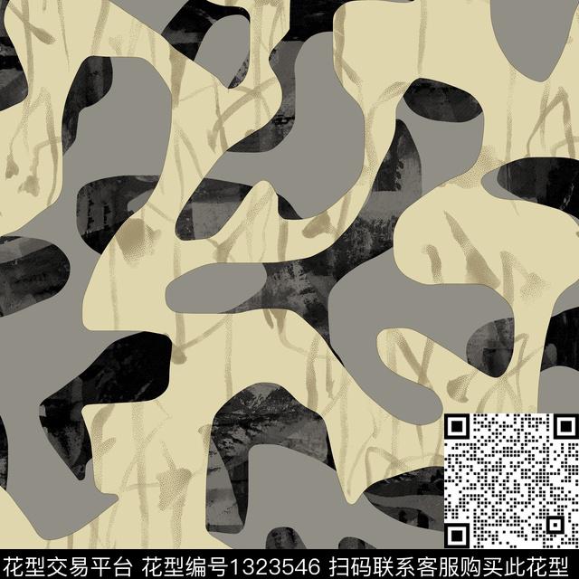 纸印花几何男装传统印花华亿平台下载（图片编号: 1323546） - 瓦栏（Walan）