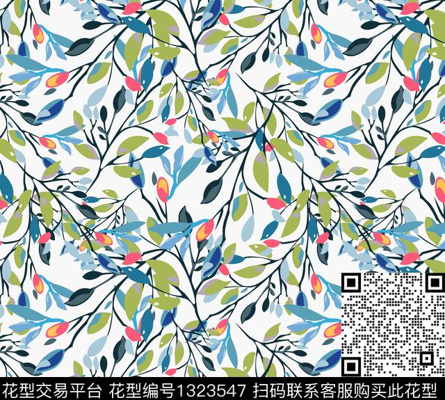 少女衣裙系列网纱雪纺系列小碎花系列传统印花华亿平台下载（图片编号: 1323547） - 瓦栏（Walan）