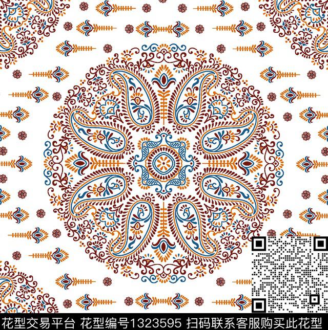 传统印花华亿平台下载（图片编号: 1323595） - 瓦栏（Walan）