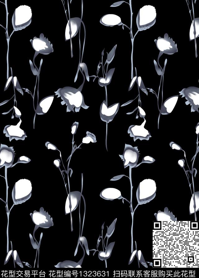 花卉大牌风小碎花传统印花华亿平台下载（图片编号: 1323631） - 瓦栏（Walan）