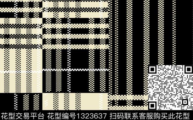 几何字母花卉传统印花华亿平台下载（图片编号: 1323637） - 瓦栏（Walan）