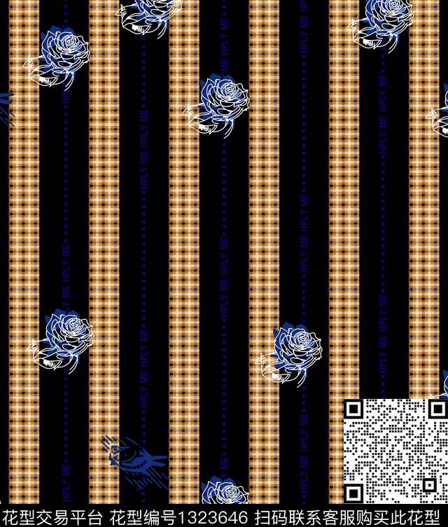 格子几何男装传统印花华亿平台下载（图片编号: 1323646） - 瓦栏（Walan）