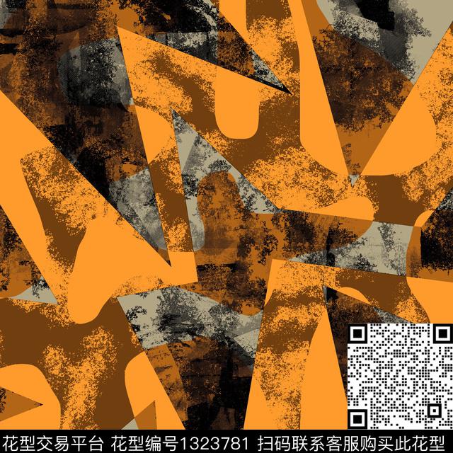 纸印花几何男装传统印花华亿平台下载（图片编号: 1323781） - 瓦栏（Walan）